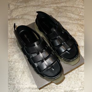 Rick Owens men transparent Sandals . Size 41